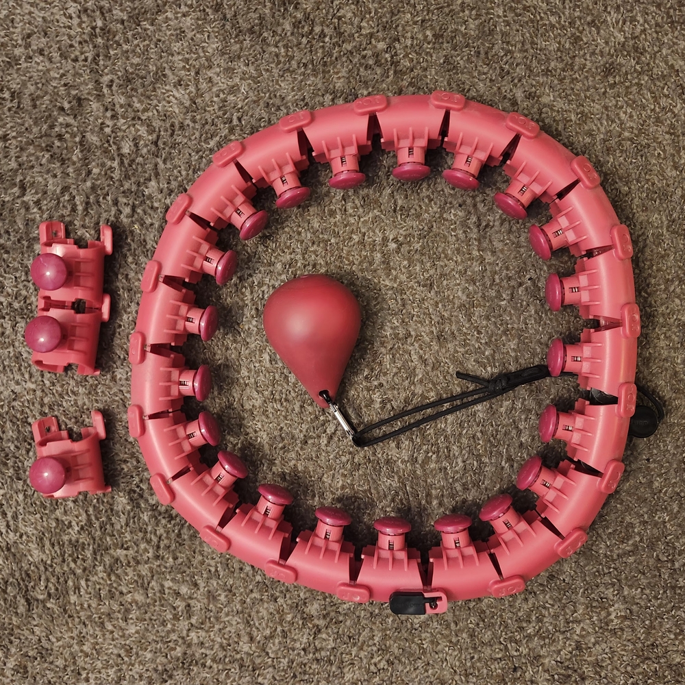 Pink Weighted Hula Hoop